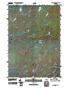 Oswegatchie SW 2010 topographic map thumbnail