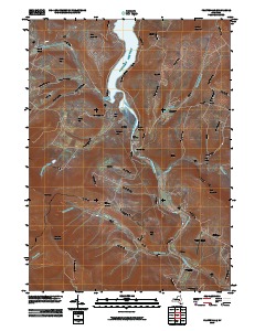 Prattsville 2010 topographic map thumbnail