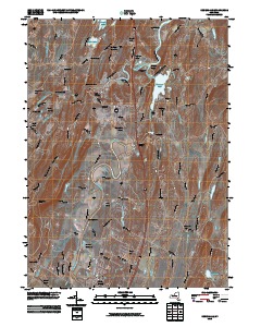 Rosendale 2010 topographic map thumbnail