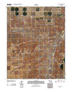 Guymon SW 2010 topographic map thumbnail