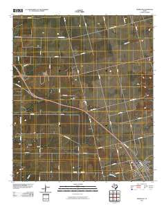 Hermleigh 2010 topographic map thumbnail