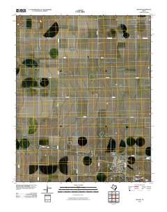 Gruver 2010 topographic map thumbnail