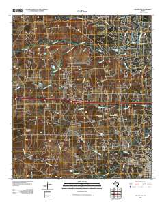 Kilgore NW 2010 topographic map thumbnail