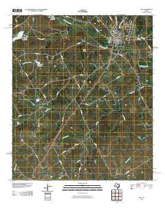 Hico 2010 topographic map thumbnail
