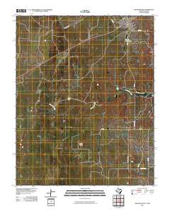 Higgins South 2010 topographic map thumbnail