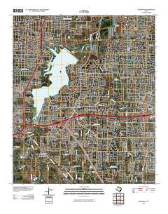 Kennedale 2010 topographic map thumbnail
