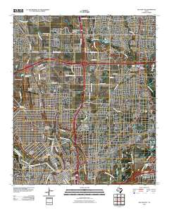 Haltom City 2010 topographic map thumbnail