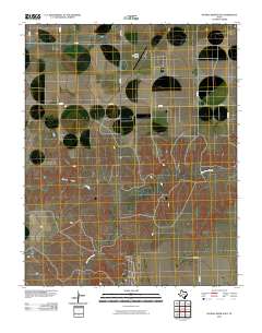 Hannas Draw East 2010 topographic map thumbnail