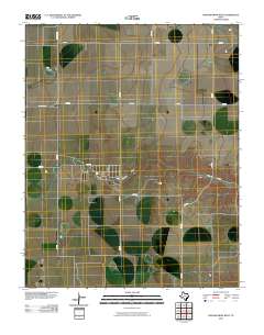 Hannas Draw West 2010 topographic map thumbnail