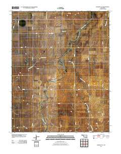 Hardesty SE 2010 topographic map thumbnail