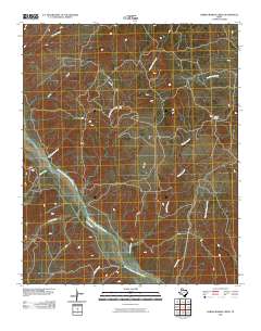 Hardscrabble Creek 2010 topographic map thumbnail