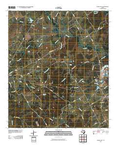 Kosse East 2010 topographic map thumbnail