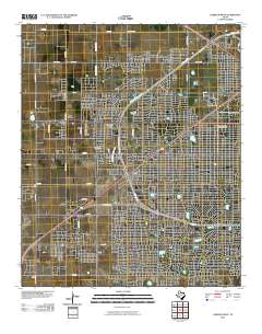 Lubbock West 2010 topographic map thumbnail