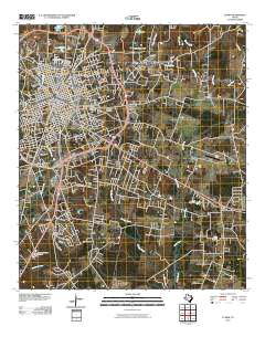 Lufkin 2010 topographic map thumbnail