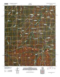 McWhorter Mountain 2010 topographic map thumbnail