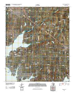 Mabank 2010 topographic map thumbnail