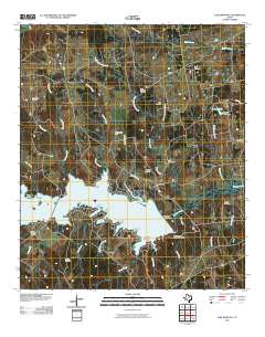Lake Murvaul 2010 topographic map thumbnail
