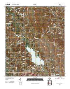 Lake Weatherford 2010 topographic map thumbnail