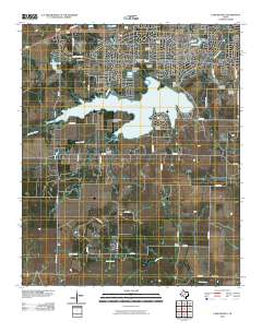 Lake Wichita 2010 topographic map thumbnail