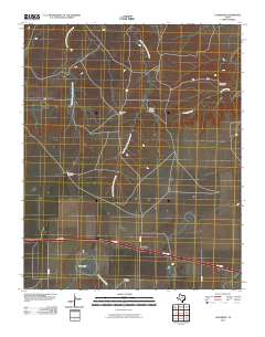 Landergin 2010 topographic map thumbnail