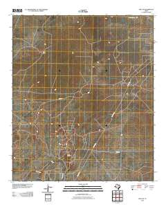 Orla NE 2010 topographic map thumbnail