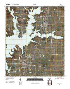 Pilot Point 2010 topographic map thumbnail