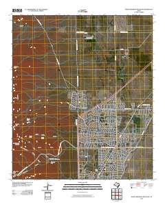 North Franklin Mountain 2010 topographic map thumbnail