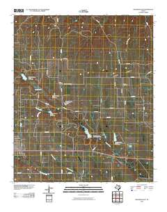 Muenster East 2010 topographic map thumbnail