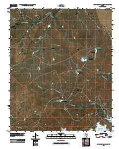 Northwest Lake Kemp 2010 topographic map thumbnail
