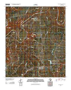 Palo Pinto 2010 topographic map thumbnail