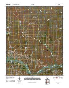 Pond Creek 2010 topographic map thumbnail