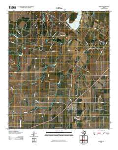 Rowena 2010 topographic map thumbnail