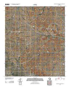 Screw Bean Draw West 2010 topographic map thumbnail