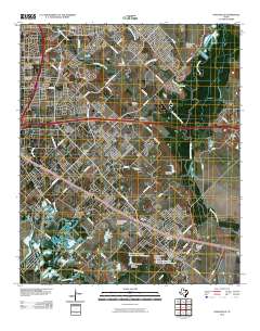 Seagoville 2010 topographic map thumbnail