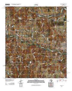 Poynor 2010 topographic map thumbnail