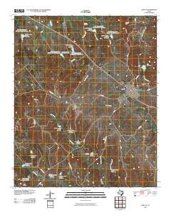 Saint Jo 2010 topographic map thumbnail