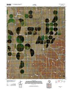 Pringle 2010 topographic map thumbnail