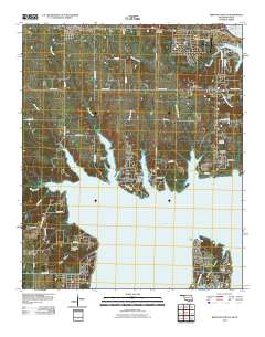 Kingston South 2010 topographic map thumbnail