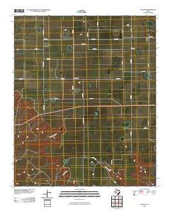 McAdoo 2010 topographic map thumbnail