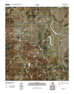 Oakwood 2010 topographic map thumbnail