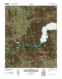 Pat Mayse Lake West 2011 topographic map thumbnail