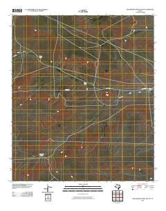 Molesworth Mesa South 2010 topographic map thumbnail