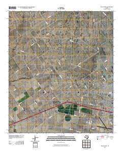 Pecos West 2010 topographic map thumbnail