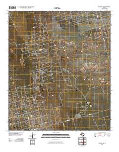 Penwell SE 2010 topographic map thumbnail