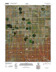 Perryton SE 2010 topographic map thumbnail