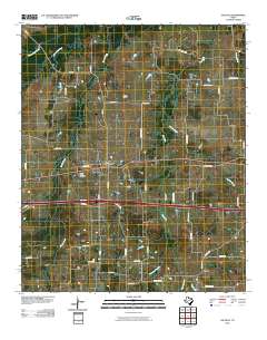 Saltillo 2010 topographic map thumbnail