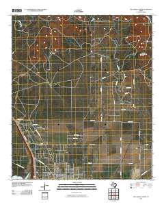 San Angelo North 2010 topographic map thumbnail