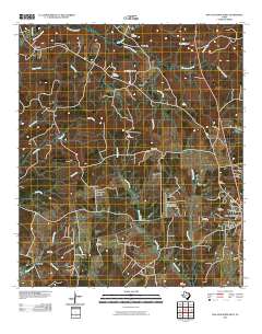 San Augustine West 2010 topographic map thumbnail