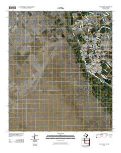San Elizario 2010 topographic map thumbnail
