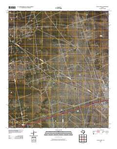 Pyote West 2010 topographic map thumbnail